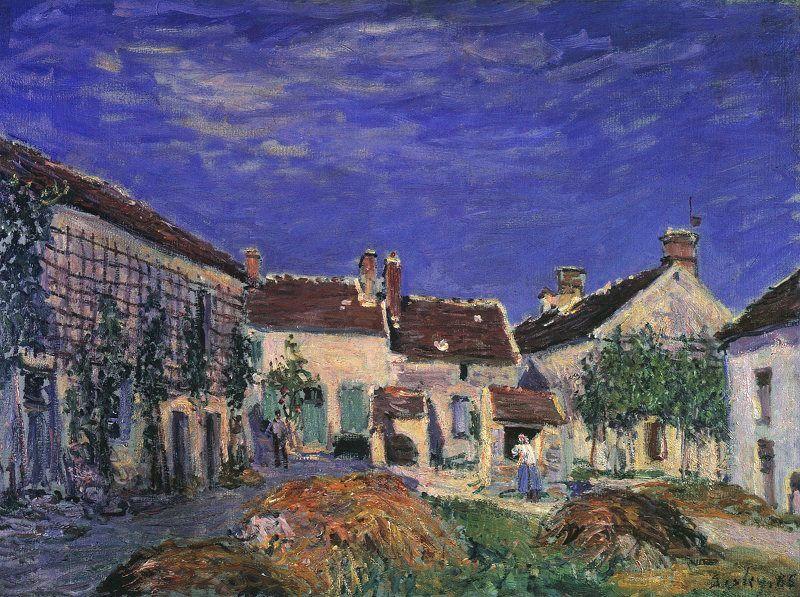 Alfred Sisley A Farmyard near Sablons